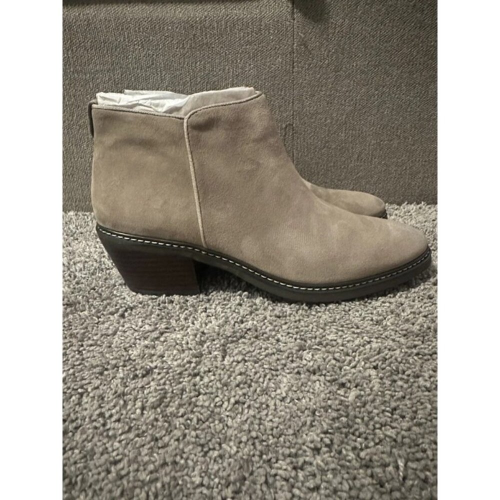 SAM EDELMAN ankle boots Pryce putty suede 7.5 - New in box